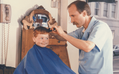 Anderson Hotel Barbershop and the barber who's been there for half a century